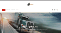 Desktop Screenshot of foxlogistics.com